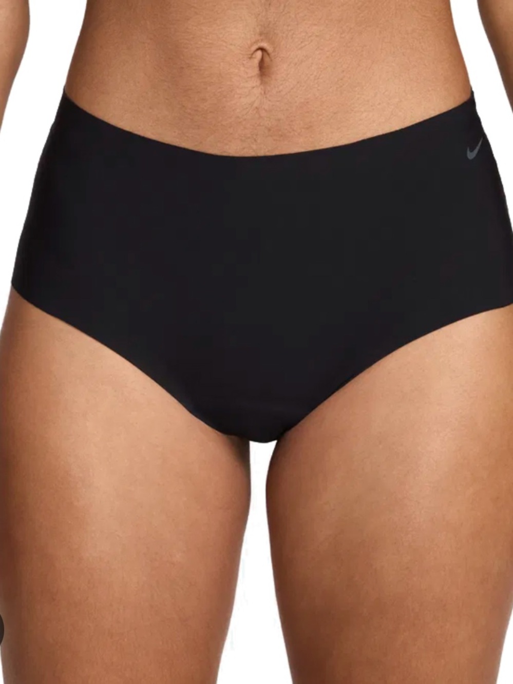 Nike Black Seamless High-Waist Period Brief Panty